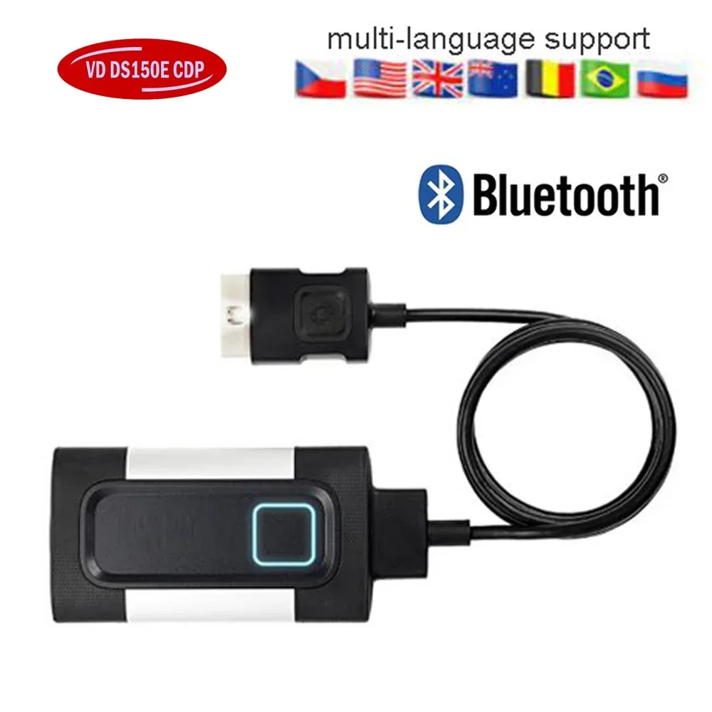 2024 novo vci vd 2021.11 keygen em cd vd ds150e cdp com bluetooth tnesf delphis orpdc obd scanner carros caminhões ferramentas de diagnóstico