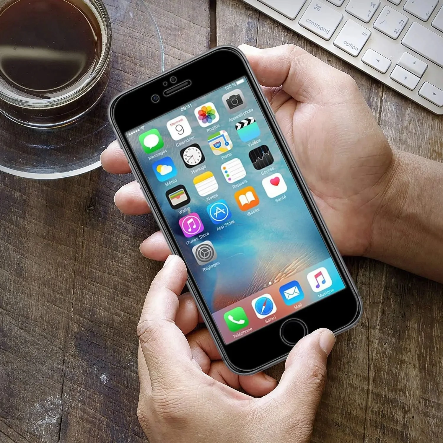 واقي شاشة من الزجاج المقسى لهاتف iPhone ، iPhone 7 ، 8 ، 6 ، 6S Plus ، SE ، من من من الزجاج المقوى ، 3