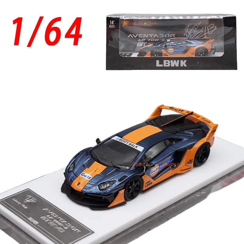 

Star Model Diecast 1/64 Scale Lamborghini Aventador LP700-4 GT EVO Lamborghini Alloy Car Model Toys for Boys Gift