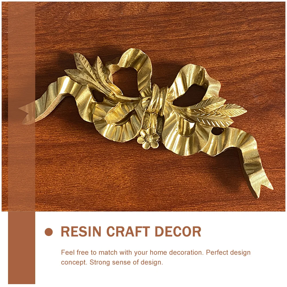 Bowknot Adornment Resin Craft Decor Desktop Vintage Gift Home nament Creative Fashionable Artistic Decoration Interior