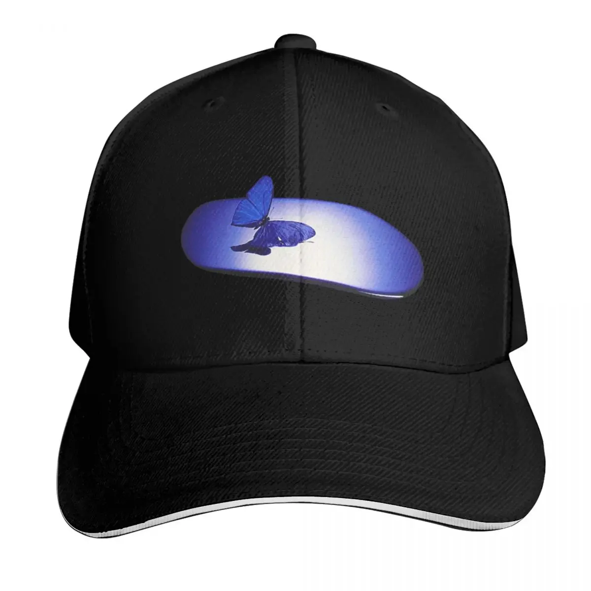 Platinum Baseball Cap Quick Dry Performance Cotton Twill Breathable Contrast Two Tone Brim