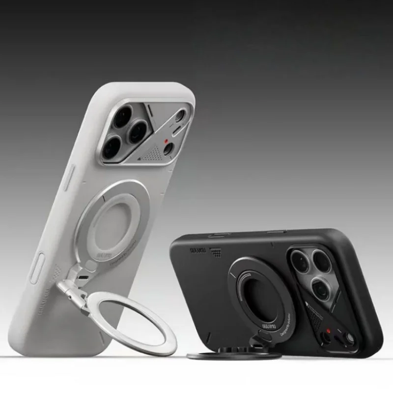 

Double Magnetic Ring Phone Holder,Quick Attach to Any Iron Surface,Swivel & Tilt Adjustable,for iPhone Series & Magnetic Cases
