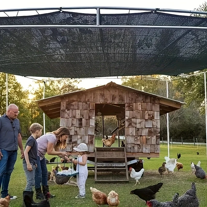 HDPE black sunshade net garden decoration plant sunshade net pavilion sunshade tent camping sun sail pergola sunshade tent