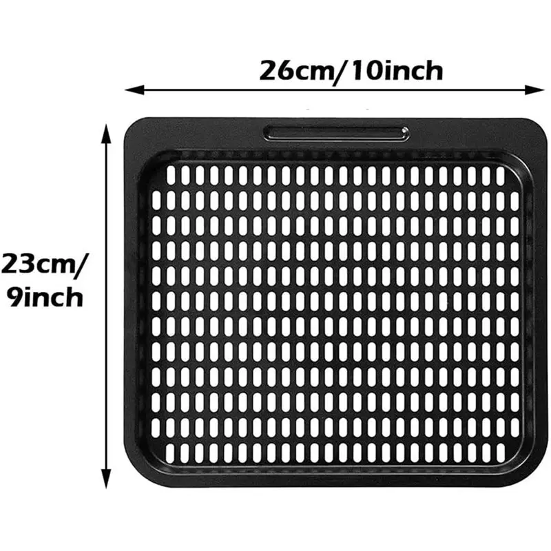B46C 3X Cooking Tray Replacement, Mesh Cooking Rack Air Fryer Accessories For Instant Vortex,Chefman And Other Air Fryer Oven