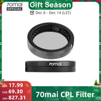 Original 70mai CPL Filter for 70mai Dash Cam 4K A800SE/A510/A800S/A500S/A200/Lite2 D10/Lite D08 Circular Polarizing Lens Filter