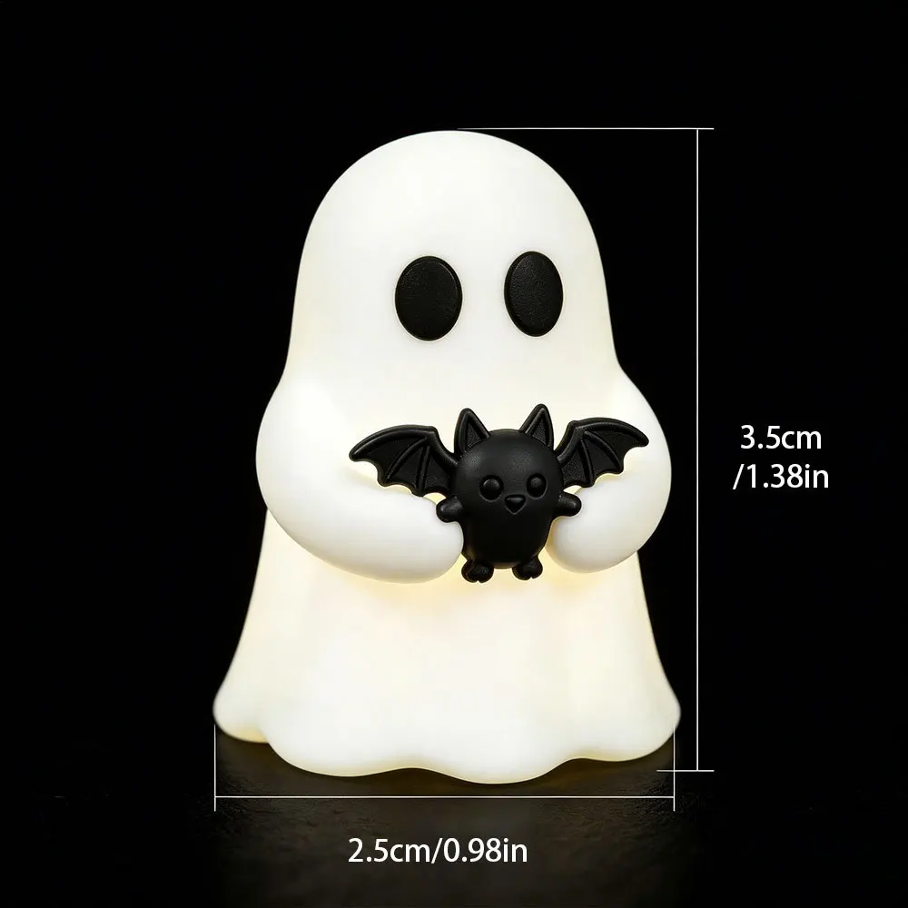2026 Halloween Anime Figur Geist Leuchtender Mini-Geist Schreibtisch Heimdekoration Einzigartiges Geschenk Gartendekoration – Detail 6