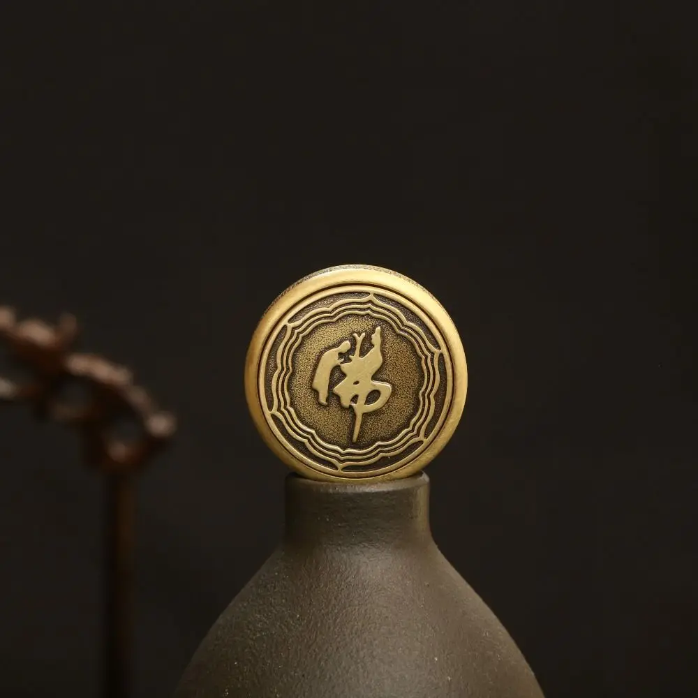 Zen Buddha Fidget Spinner Metal Material Desk Fingertip Spinner Sensory Rotating Device Rotating Gyroscope Adult Children