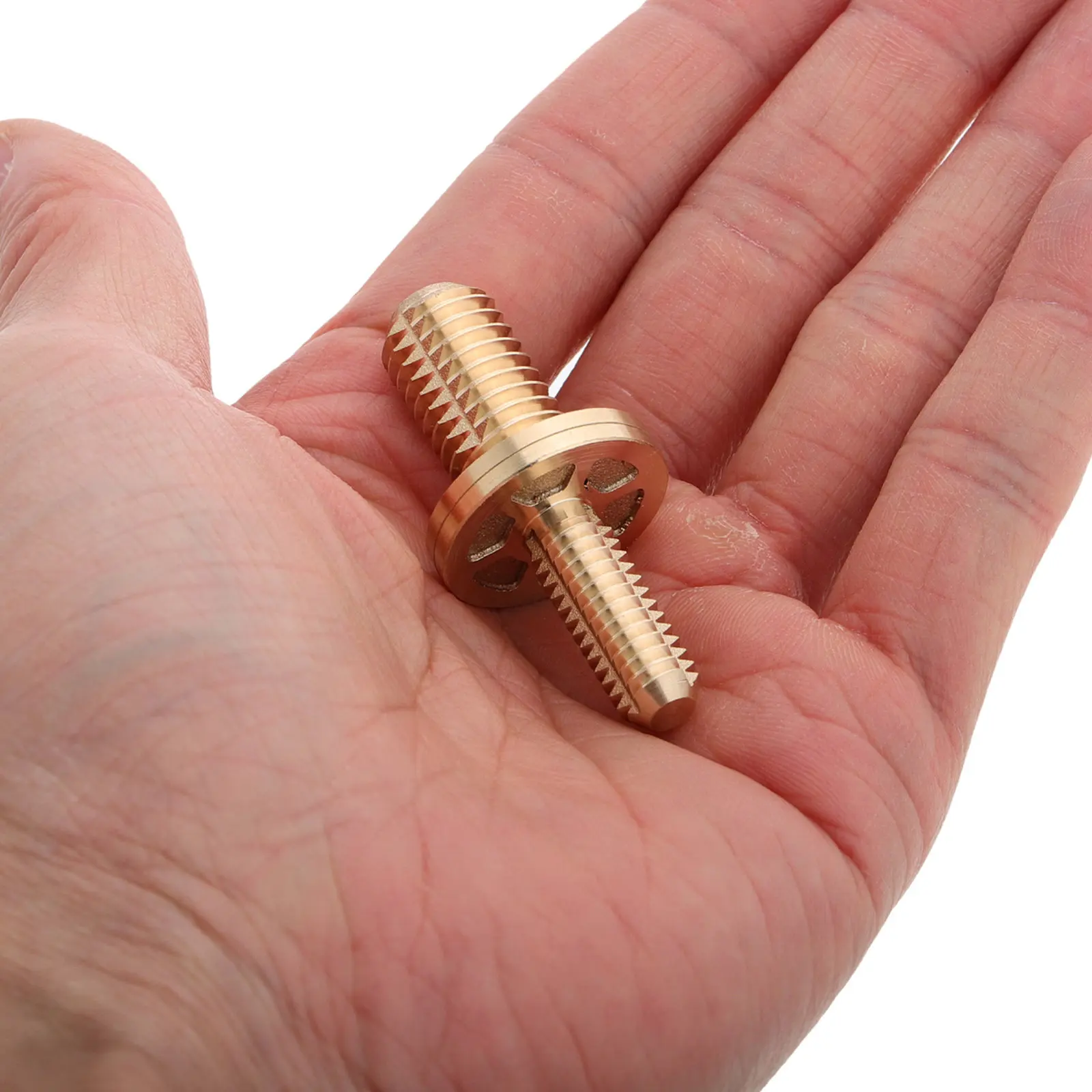 

3Pcs Billiard Cue Connector Screws Brass Strong Wear-Resistant Replacement Pool Cue Joint Parts Extension Billiard Accessory