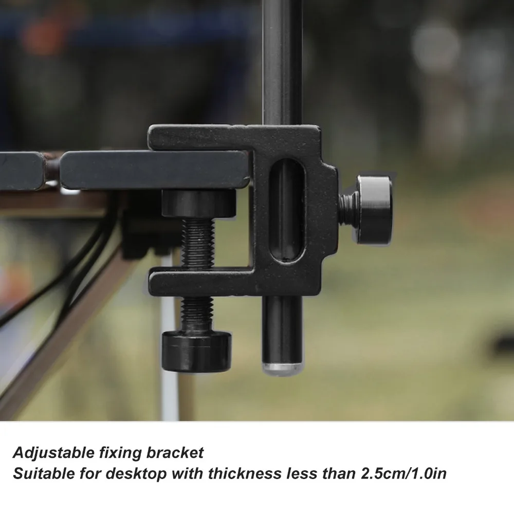 Durable Aluminum Alloy Foldable Light Pole Collapsible Three-Fold Light Stand Lamp Bracket Outdoor Camping