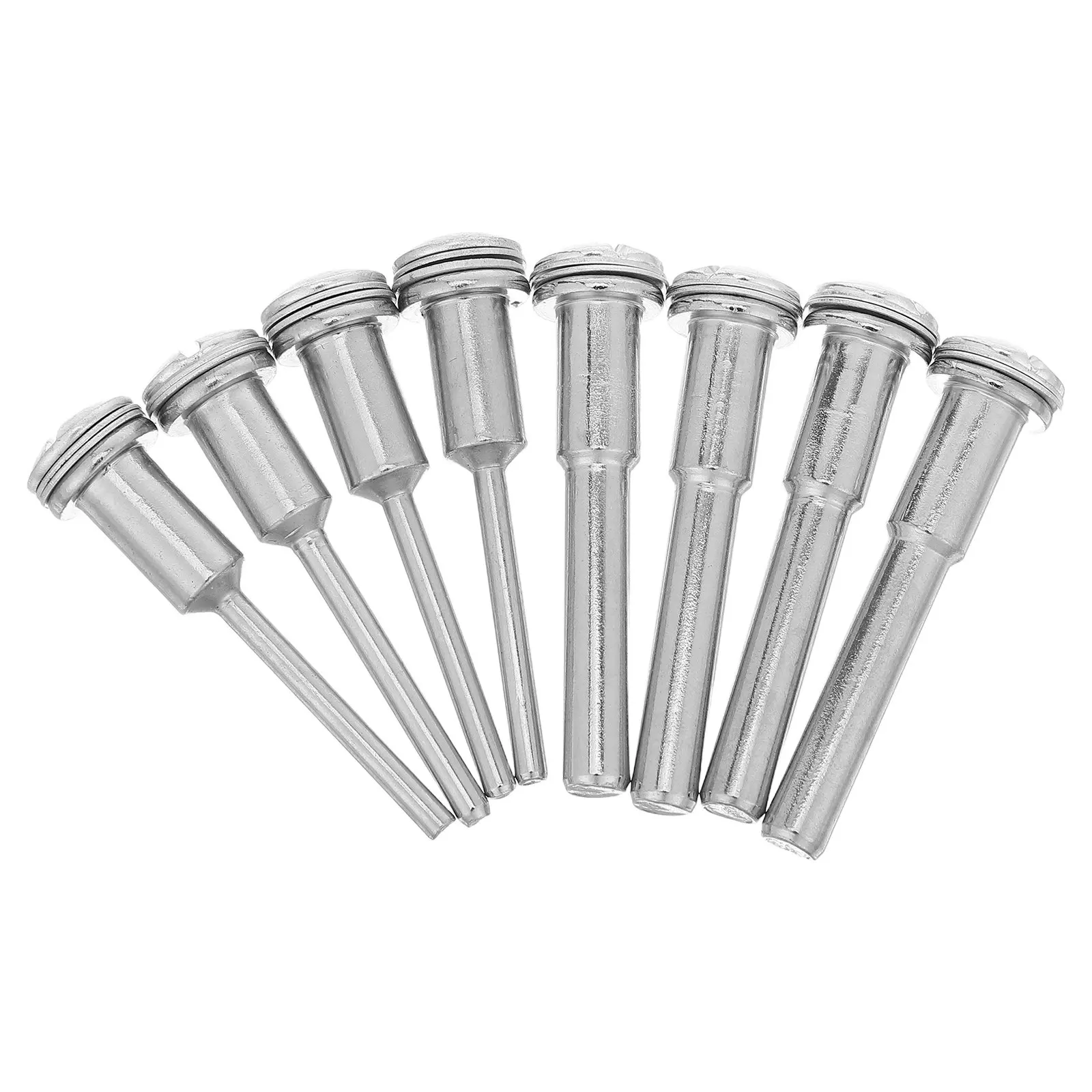 8Pcs Mandrel Shank Holder High Speed Steel Shaft Adapter for Rotary Tool Cut-Off Wheel Attachment Mounting Arbor Holder for Die