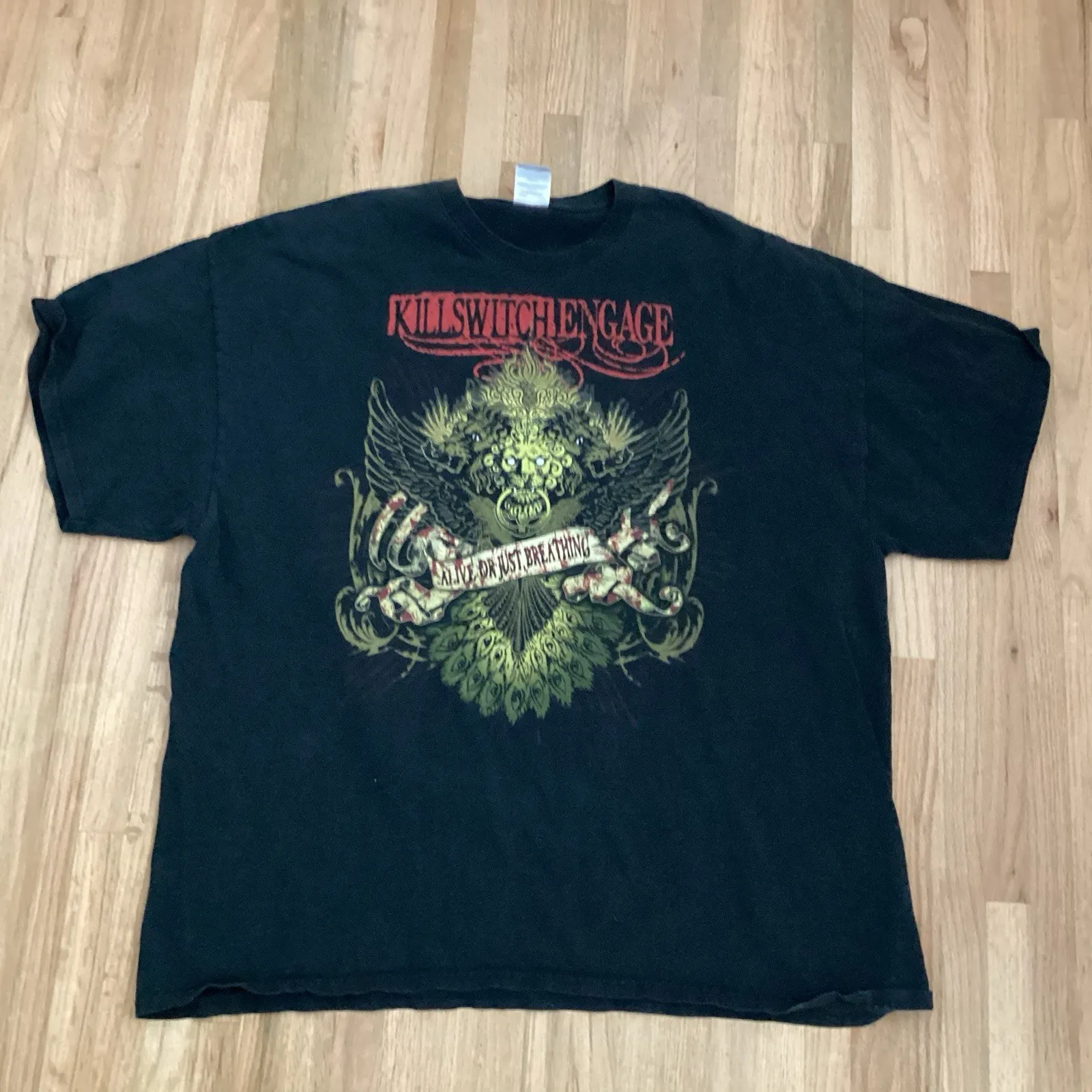 KILLSWITCH ENGAGE * 2012 Summer Tour Alive Or Just Breathing T Shirt 2XL