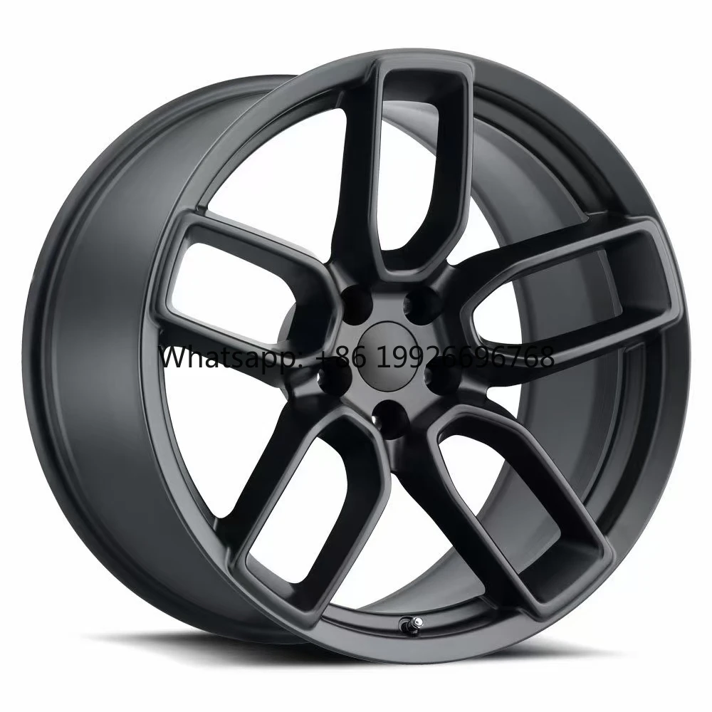 

Forged 20x11 5x115 20 Inch Deep Dish Five Spoke Black Finish Passenger Car Wheels for Challenger Charger SRT 300C