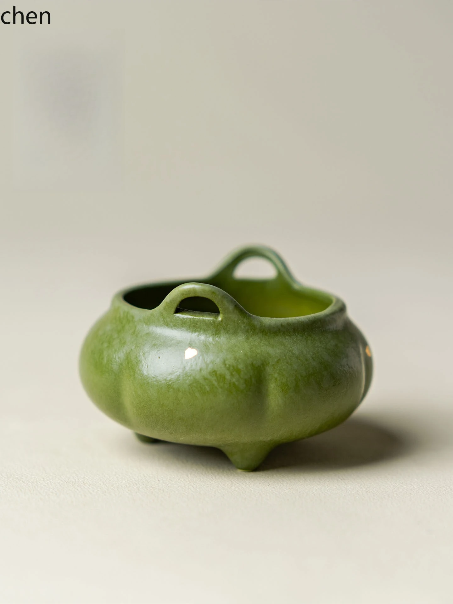 Cz1 blue and white flint red gold kumquat green tripod incense burner for home indoor incense burner zen mini sandalwood burner