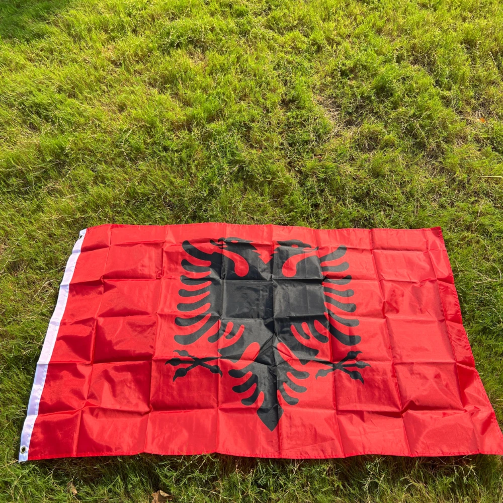 ALB AL Albania Flag 90x150cm Albania Flag Polyester High Qualityprinted hanging Polyester