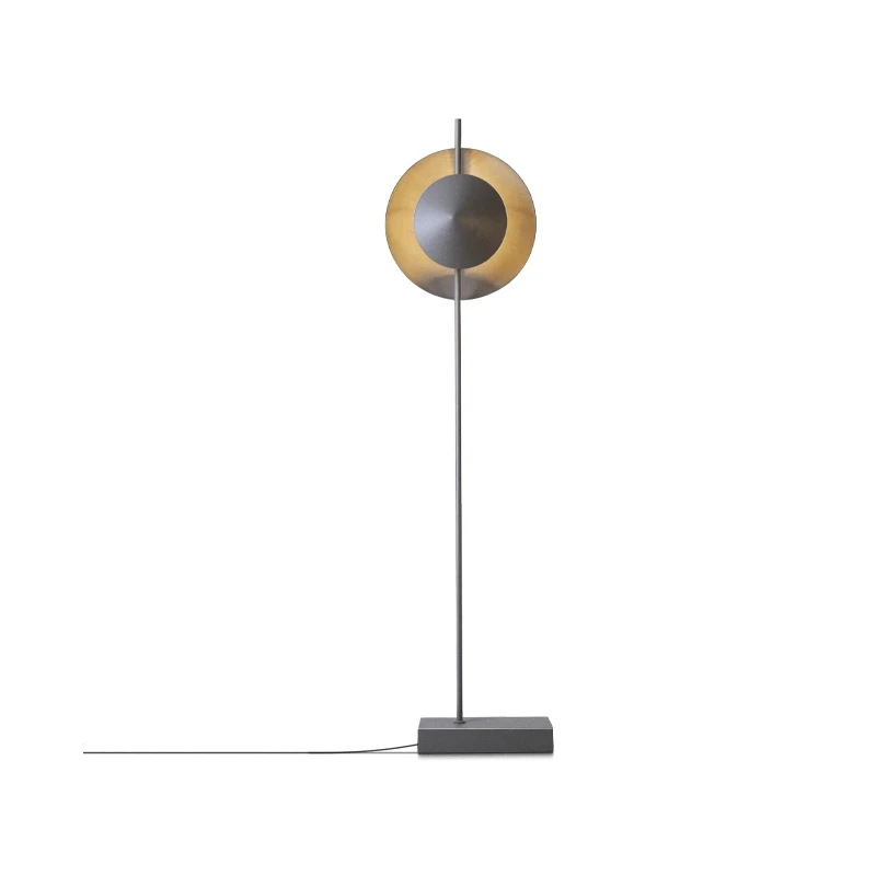 Modern Luxury Living Room Floor Light Creative Simple Bedroom Light Emitting Diode Copper Body Red and Blue Home Decoration