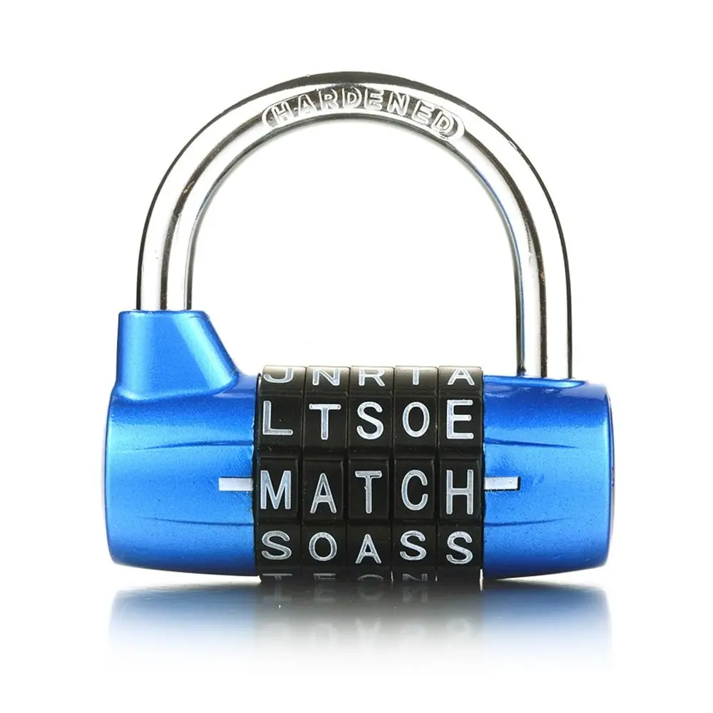 Anti-Theft Suitcase Travel Code Password Lock 5 Letter Combination Padlock Door Cabinet Drawer Lock Luggage Padlock