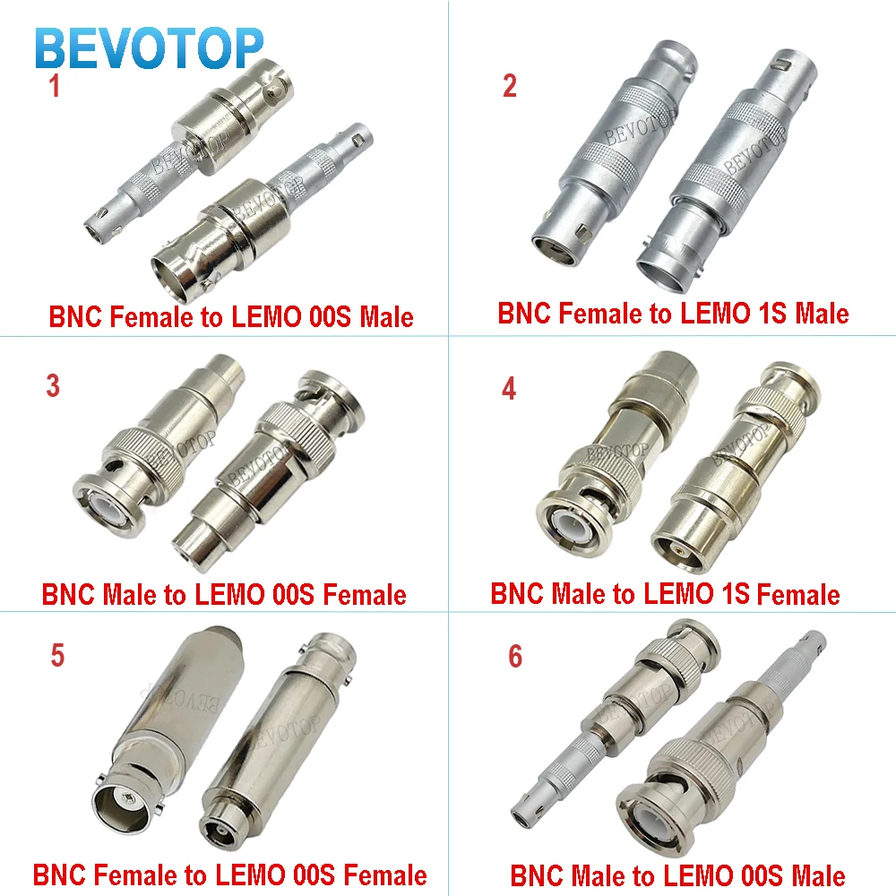 1PCS Q9 BNC Male Plug to LEMO 00S/1S Female Straight for WiFi Radio Connector LEMO 00S/1S to BNC RF Adapter Wholesales