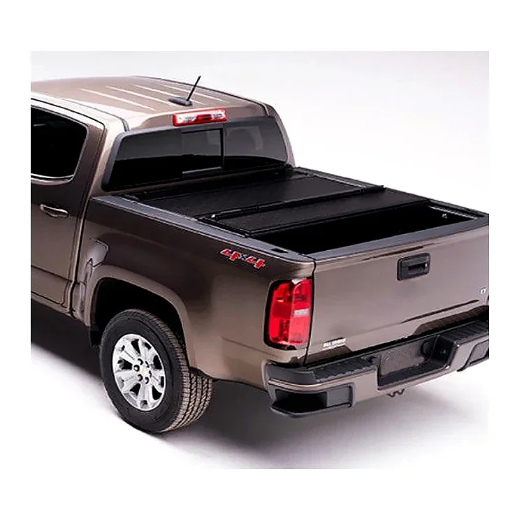 

Pickup Truck Accessories Hard Four-fold Bed Cover Tonneau Cover for F150 Raptor Dodge RAM Chevy GMC