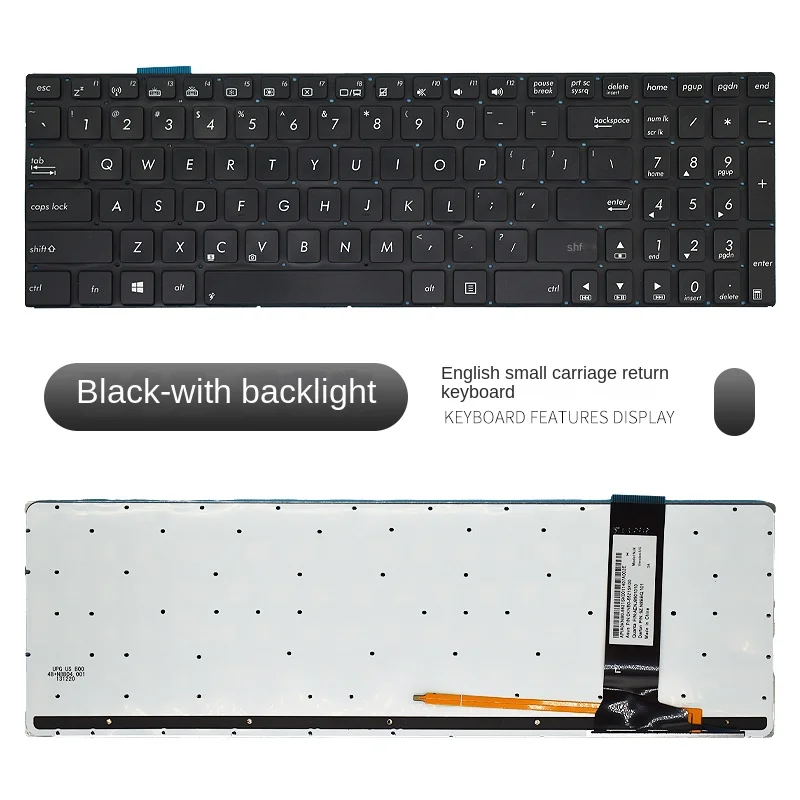 Replace application For ASUS N56DP N56VZ N56VM N56 N76S Q550L N750 N550J Laptop keyboard