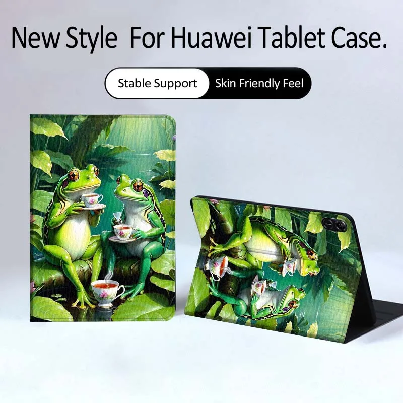 

Cartoon Anime Frog Cute For Huawei MatePad Pro Air 12 X Honor Pad 8 V8 9 13 GT GT2 3 12.6 13.3 Inch Tablet Case