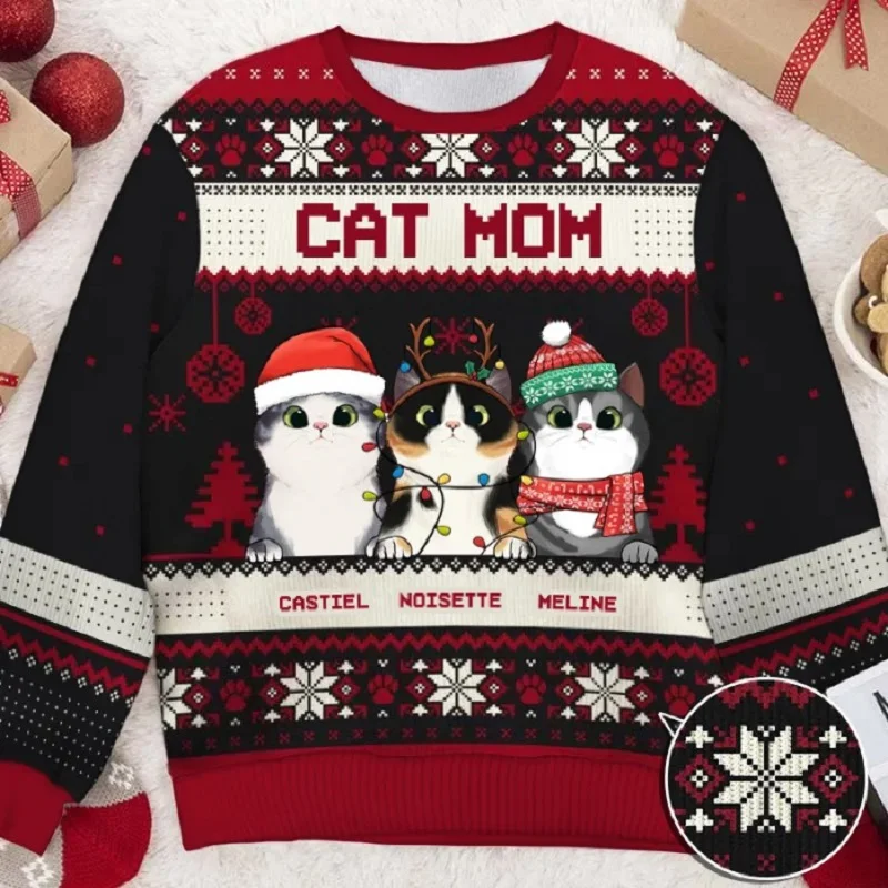 Уродливый рождественский свитер с рисунком собаки