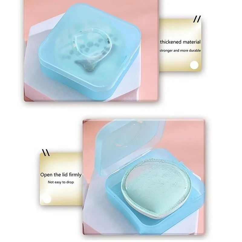 1PC Camera-Shaped Powder Puff Case - Large, Breathable & Compartmentalized Storage Box to Isolate Dust