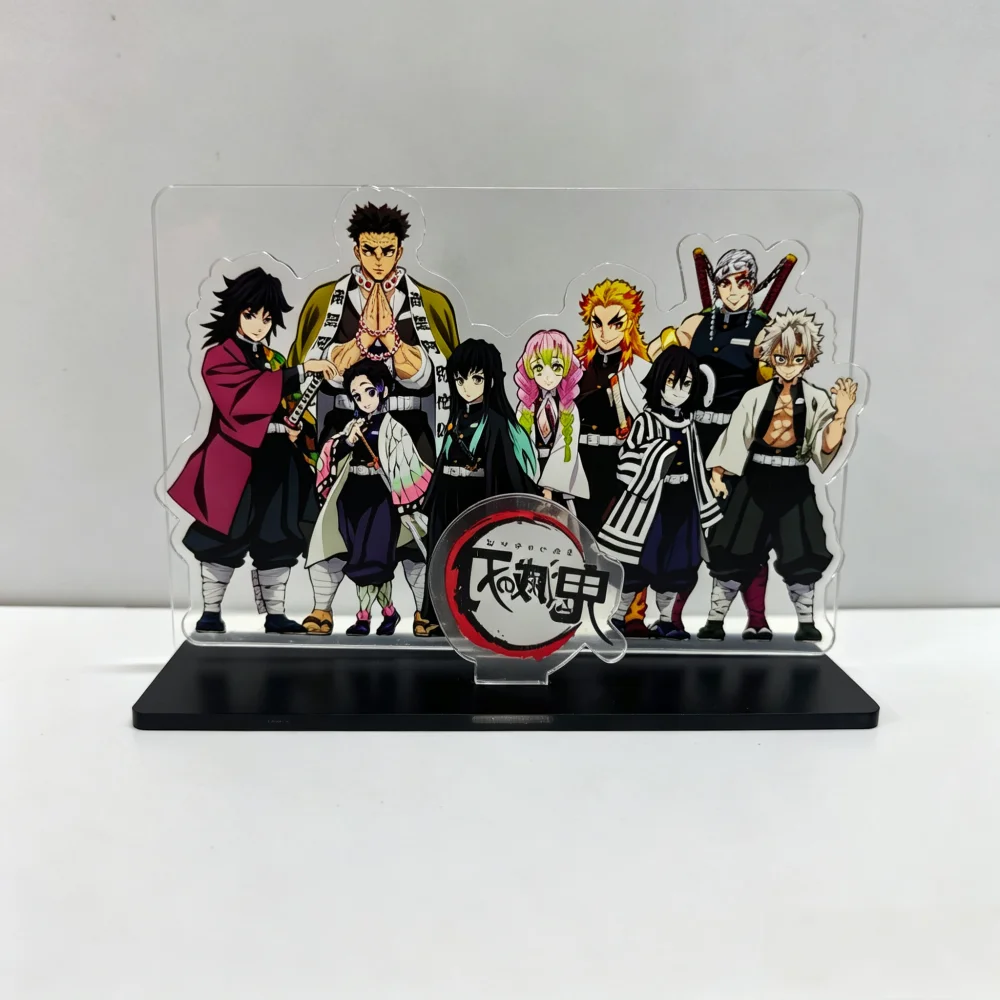 Demon Slayer Kamado Tanjirou Tomioka Giyuu Anime Zweidimensionaler Acryl-Schlüsselanhänger für Schüler, Schulranzen, Rucksack, dekorativer Anhänger – Detail 1