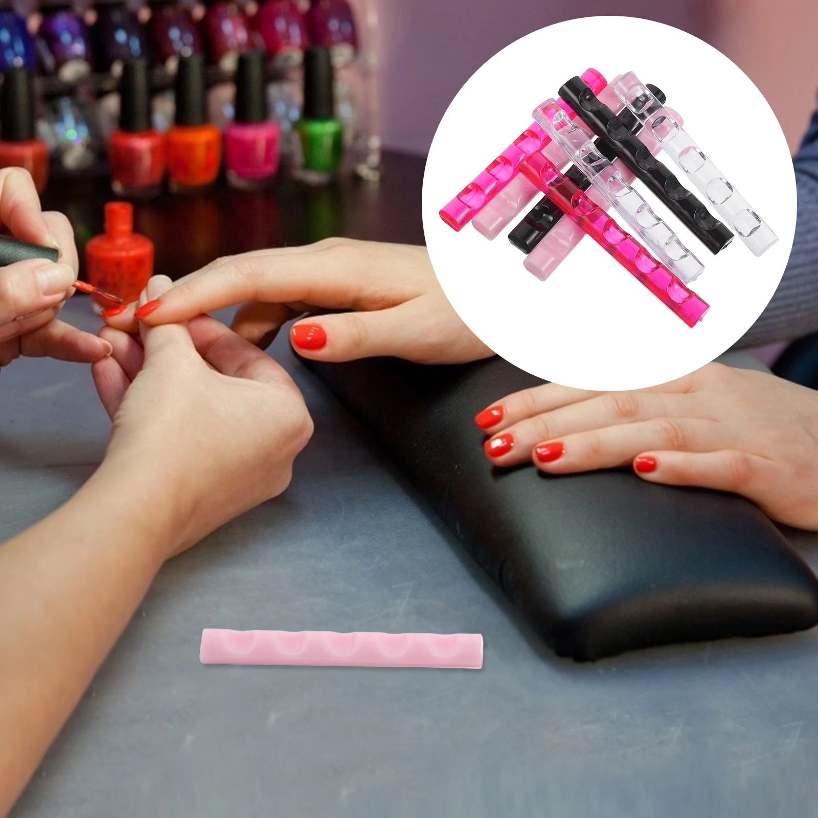 

12pcs Art Pen Holder Portable Brush Organizer Stand 5 Slots For Nail Art Brushes Calligraphy Pens Makeup Tools Holder Nail