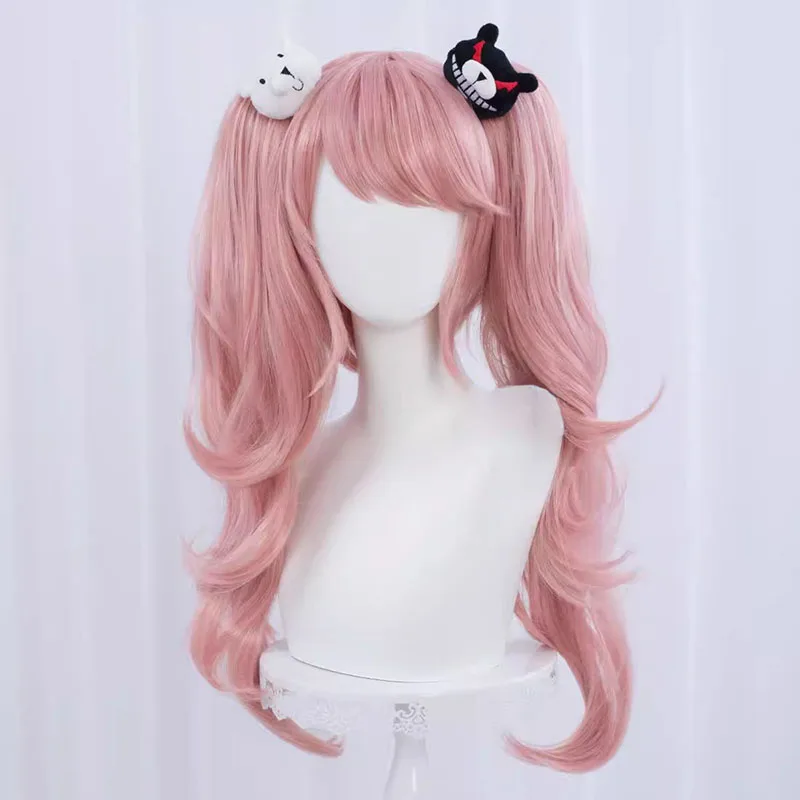 Junko Enoshima Cosplay Danganronpa Costume Anime Dangan Ronpa Cosplay School Uniforms Monokuma Hairpins Women Girl Outfit Suit