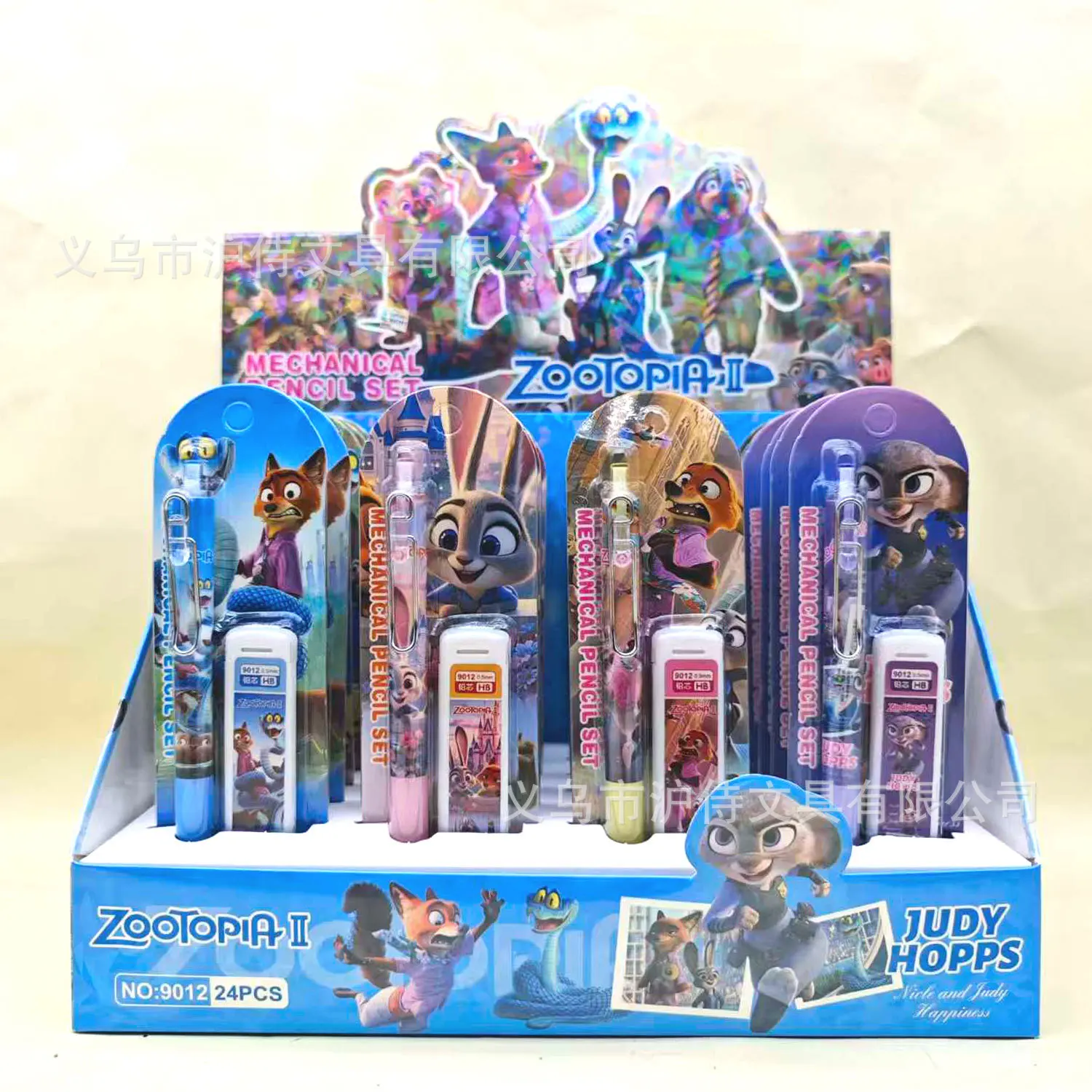 6/24 قطعة أنيمي جديد ل Zootopia2 مجموعة أقلام رصاص ميكانيكية القرطاسية الملء ليس من السهل كسر الرصاص قلم رصاص ميكانيكي هدايا عيد الميلاد #1