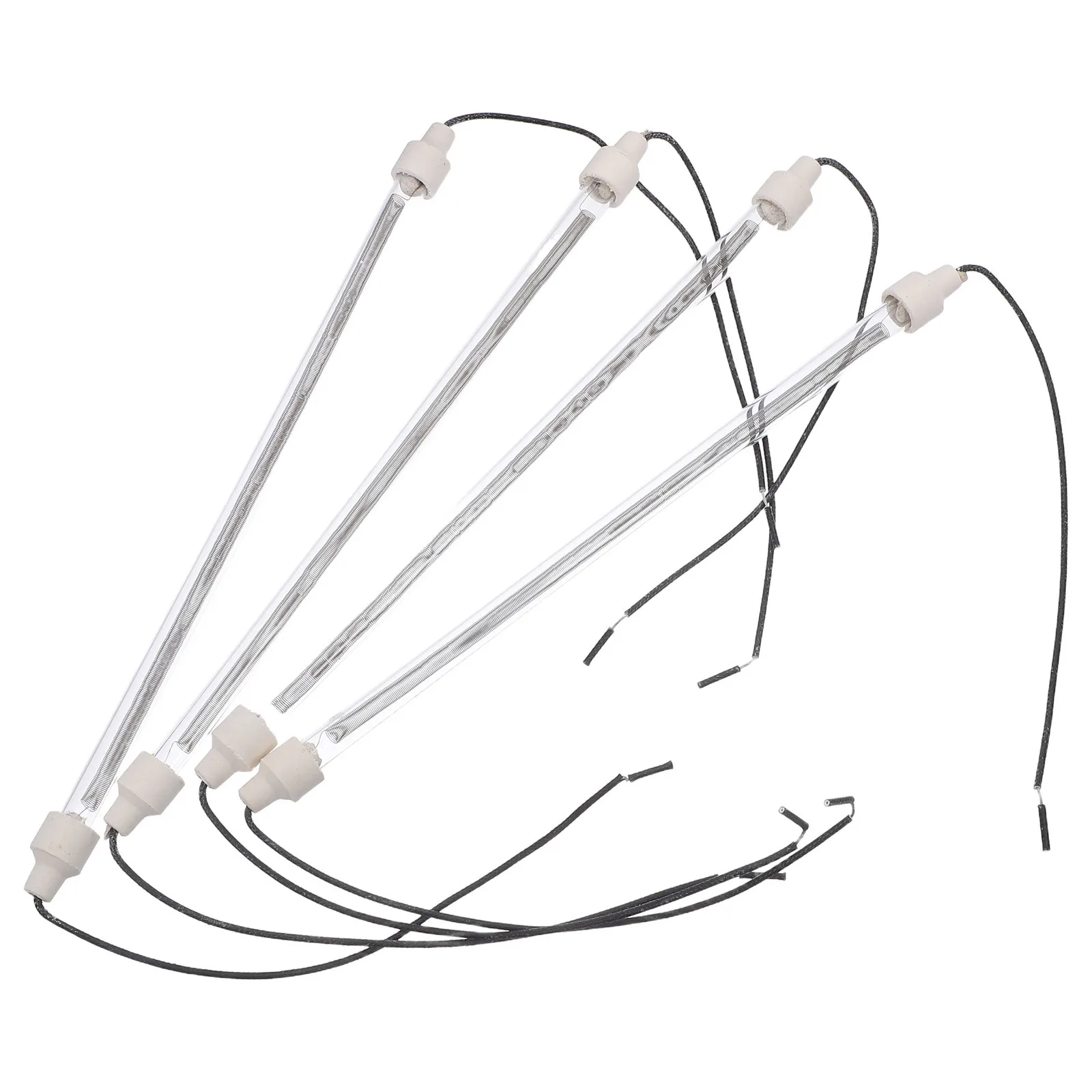 4 قطعة أنبوب مصباح التدفئة لفرن حظيرة الدجاج سخان استبدال أجزاء الحرارة السريعة مادة درجة الحرارة العالية سهلة التركيب