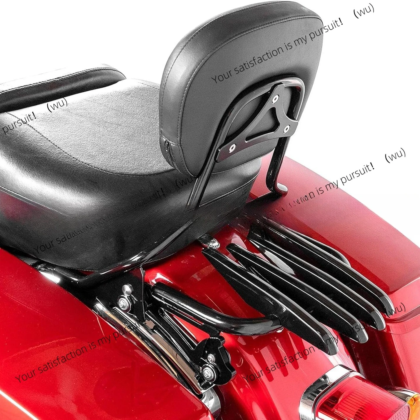 Compatible with Harley Travel Street Glide Lane Removable Mounted Luggage Rack, Harley Rack, Rear Tail Rack