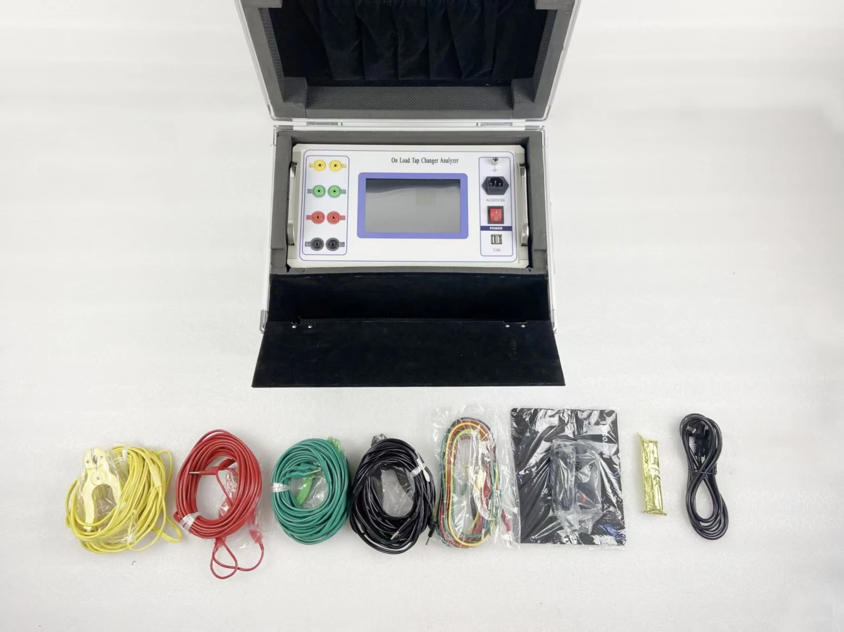 800x480 Colorized LCD On Load Tap Changer Ohmmeter Analyzer with 100Ω Maximum Range of Transition Resistance