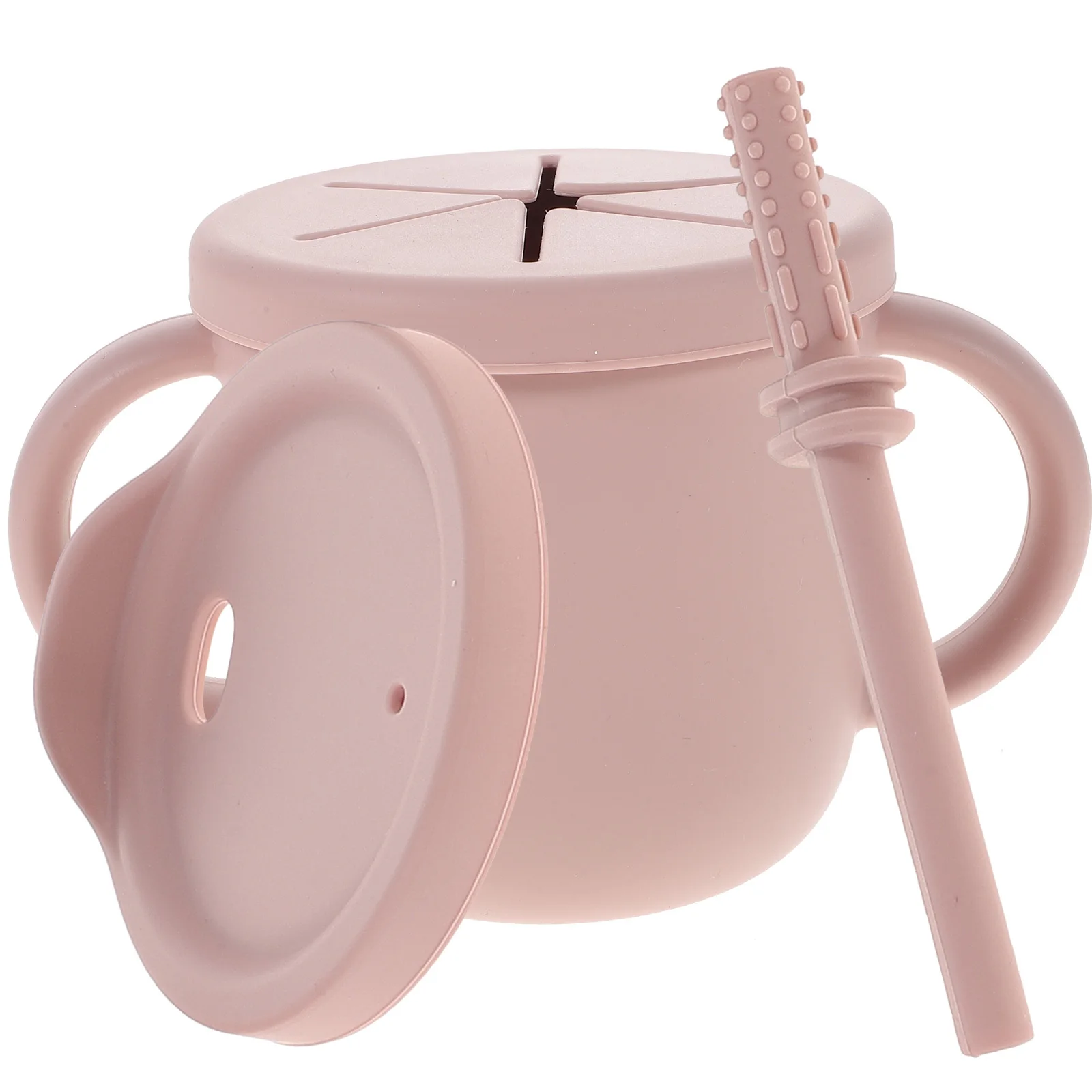 

Snack Silicone Learning For Infants Toddlers Training Cup With Handles Baby Water Cup Ergonomic Design Smooth