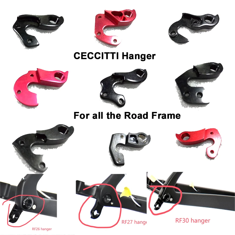 CECCOTTI Road Bike Rear Derailleur Hanger Only Fits the Model of CECCOTTI Brand