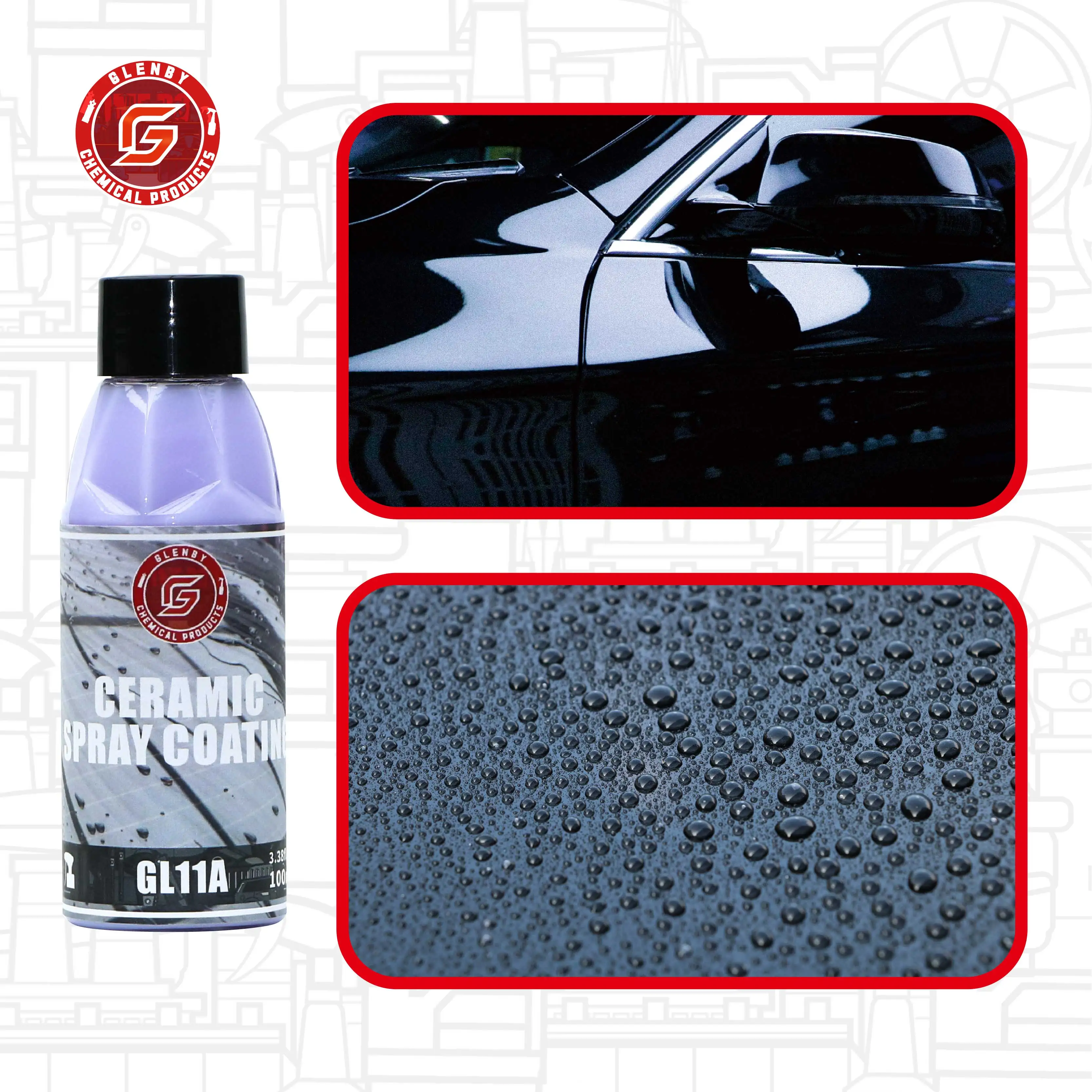 3 In 1 Car Ceramic Nano Coating Liquid Coatin Nano Crystal Hydrophobic Layer Polishing Paint Agent Car Polish Nanos Coatings