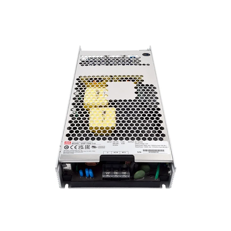 UHP-1500 1500W Mean Well Conduction Cooling with PFC Switching Supply UHP-1500-115 UHP-1500-230 UHP-1500-380 UHP-1500-380E