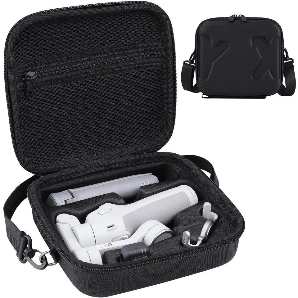 Osmo Mobile 7P Case, PU Leather Portable Shoulder Bag Storage for