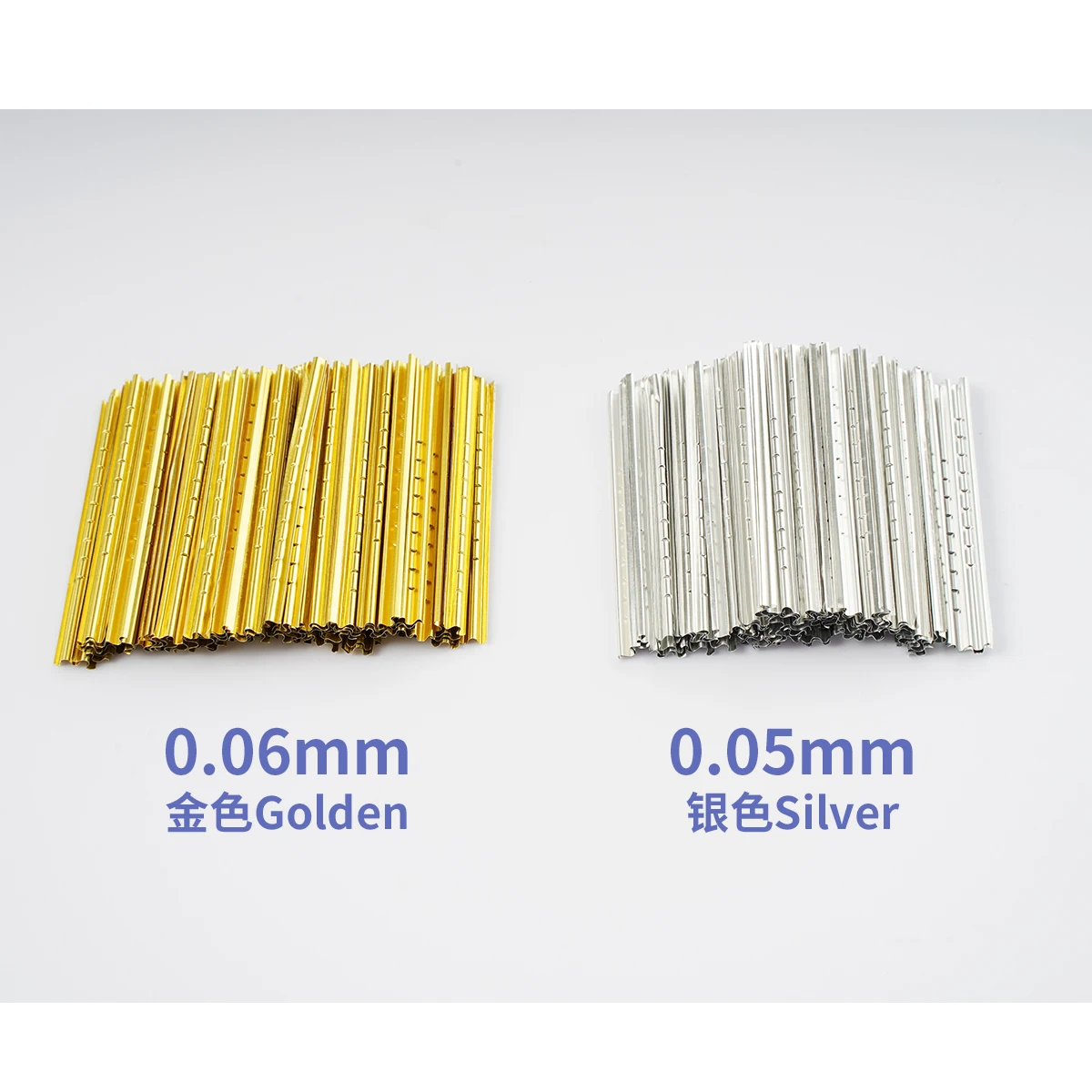 100pcs Finished tin foil strip gold and silver tin foil key consumables Locksmith tools