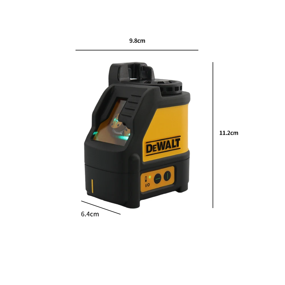 Imagem -06 - Dewalt-nível Laser Feixe Verde Dw088cg Interior e Exterior de Alta Precisão Linhas Auto-nivelamento Ferramenta Elétrica