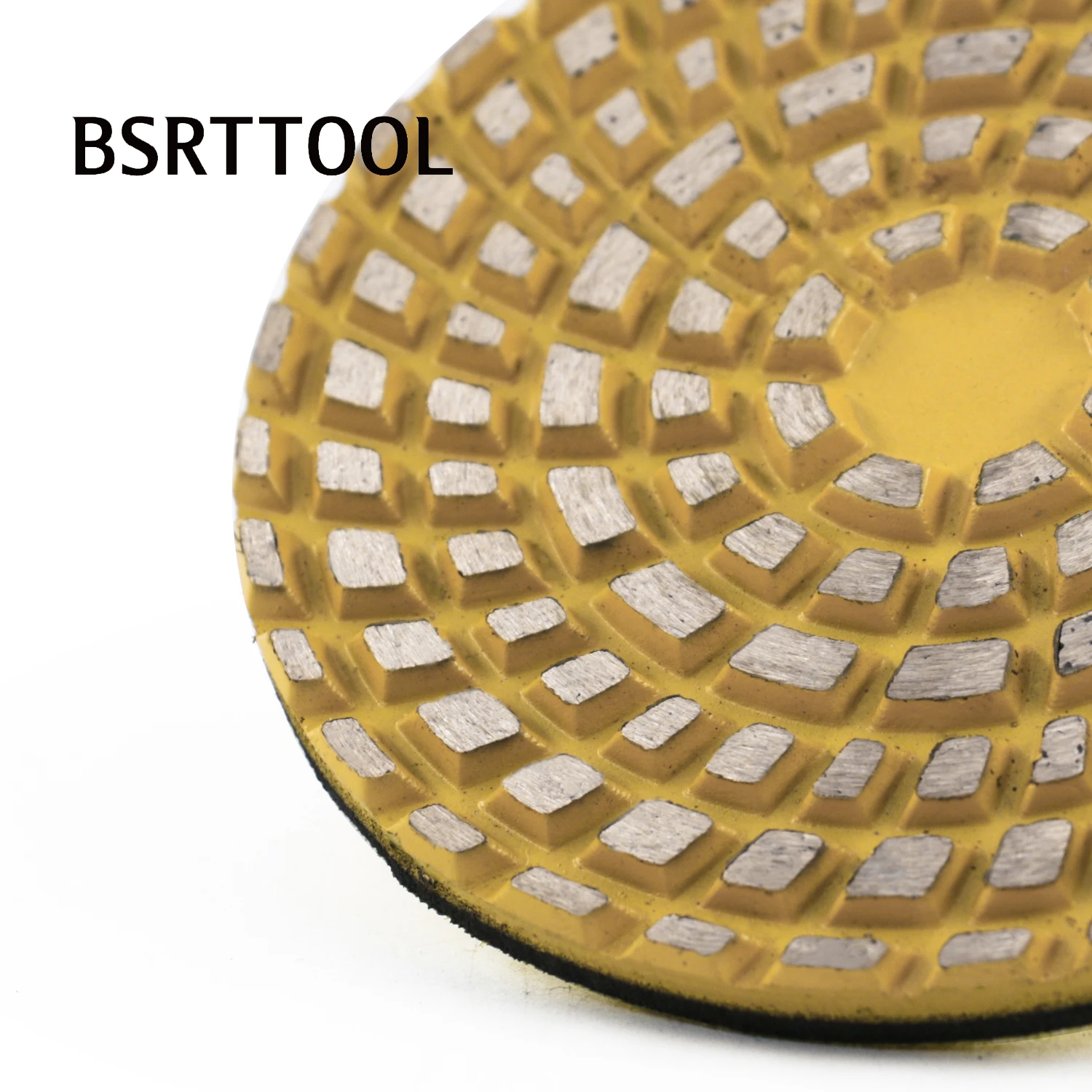 BSRTTOOL 다이아몬드 그라인딩 디스크 콘크리트 바닥 그라인딩 패드 소결 된 금속 본드 콘크리트 습식 연마 휠 거친