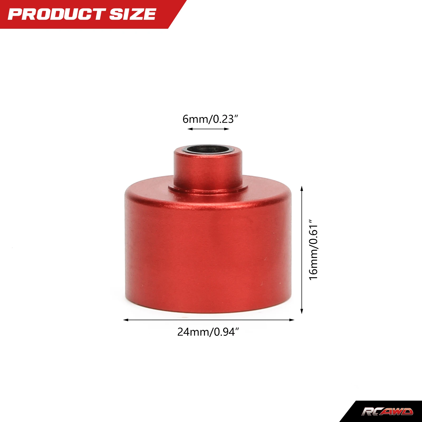 Aluminium Differentieel Behuizing Voor 1-10 Losi Baja Rey, Rock Rey, hamer Rey Rc Car Upgrade Deel