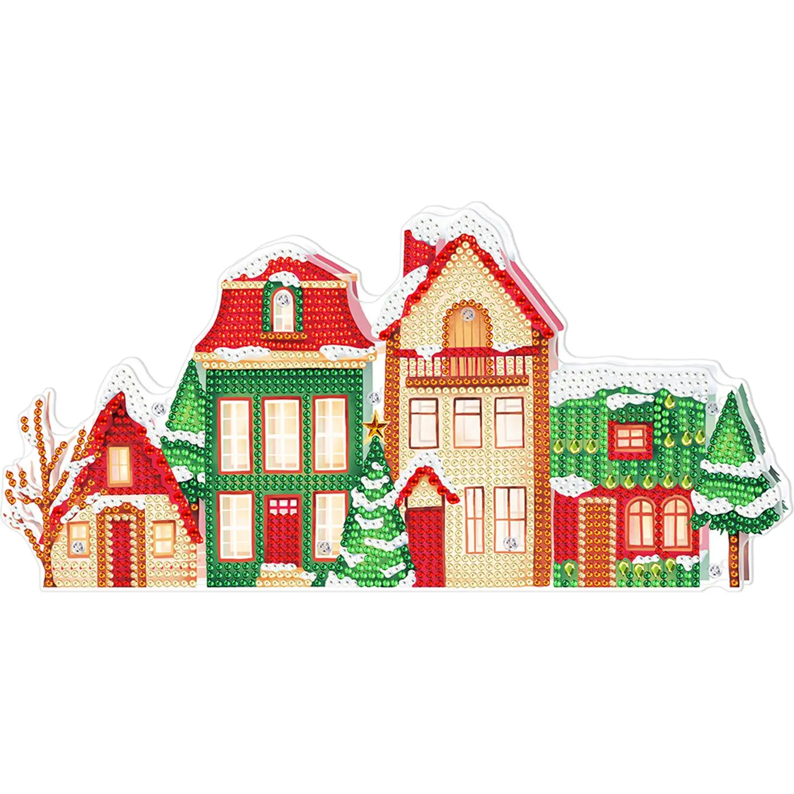 

DIY Рождественская алмазная живопись светодиодная лампа с инструментами алмазная живопись прикроватная лампа двусторонняя художественная ремесла украшение дома