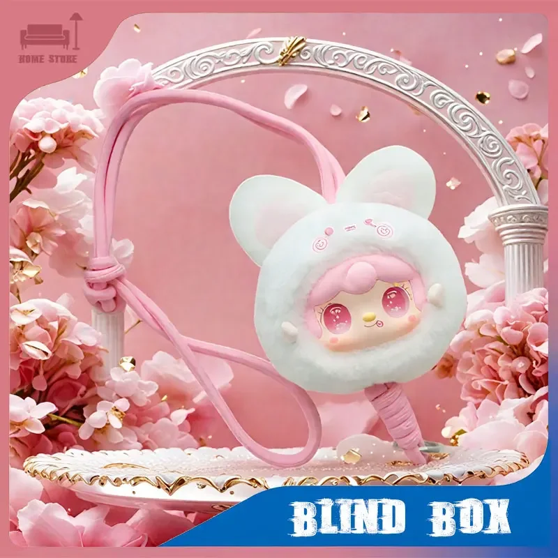 

Blind Box Yooki V7 Mobile Phone Rope Cute Cartoon Plush Doll Backpack Pendant Keychain Kawaii Mini Accessories Surprise Box Toy