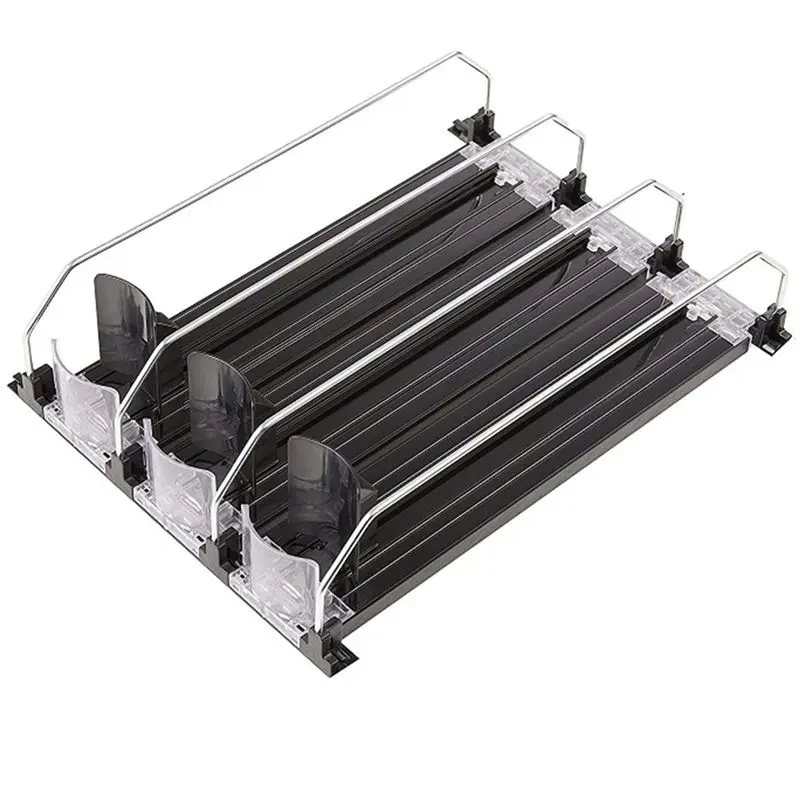 

Fridge Can Dispenser For Refrigerator With Adjustable Glide - Perfect For Soda, Beer, And Other Beverages