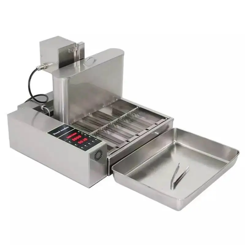 

1500-2000 PCS Automatic 6 Rows Mini doughnut machine 5cm size Donuts Maker Donut fryer Commercial 2000W Donut machine