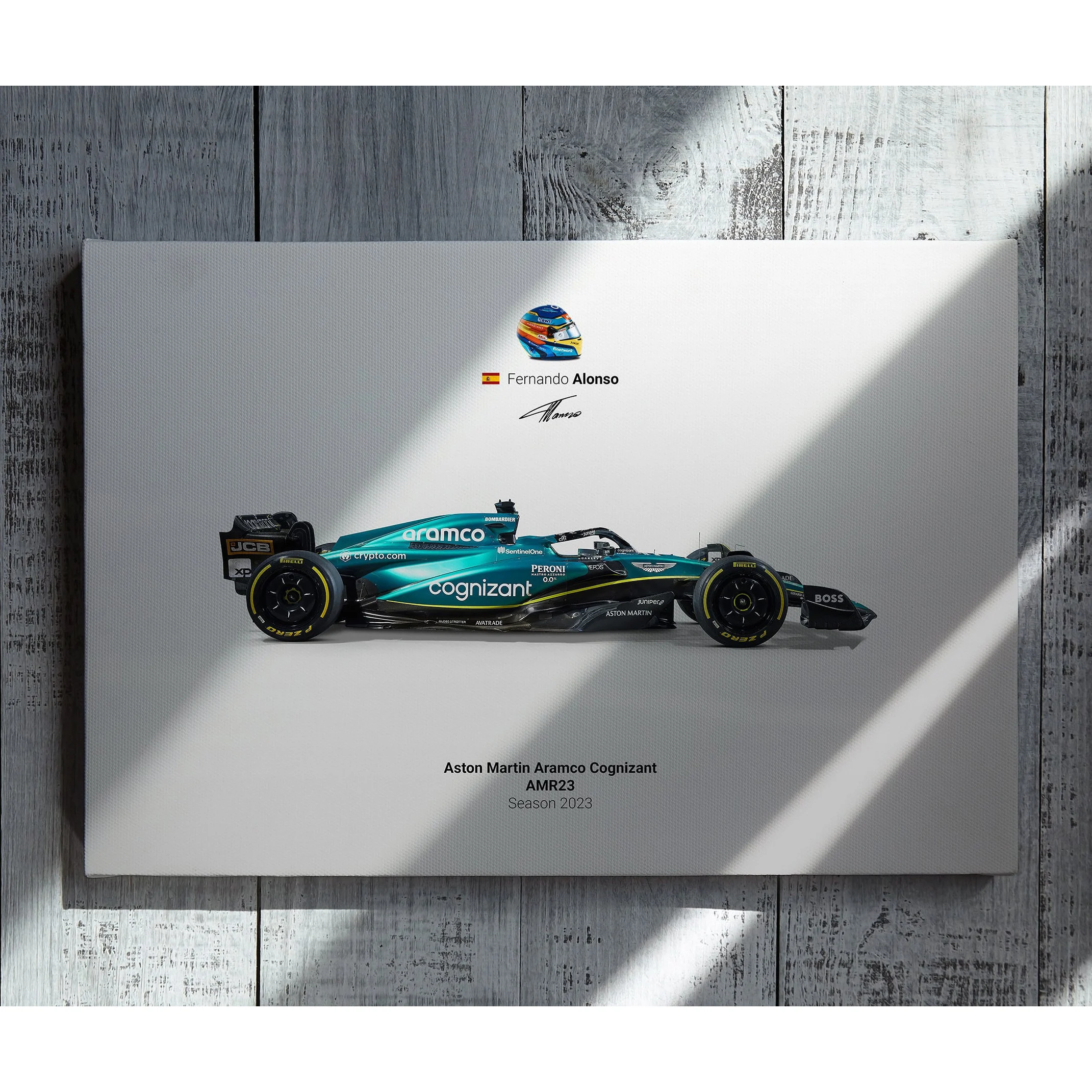 

F1 AMR23 Fernando Alonso Formula 1 Season 2023 Canvas Painting Prints Wall Art Pictures For Living Room Home Decor Gift