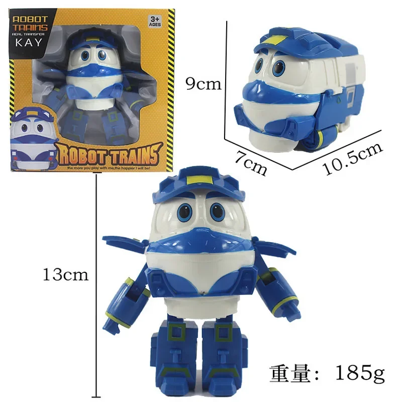 4pcs/set Transformation Anime Toys  Korean Train Family Robots Train Man Four Children Toys Gifts Birthday And Christmas