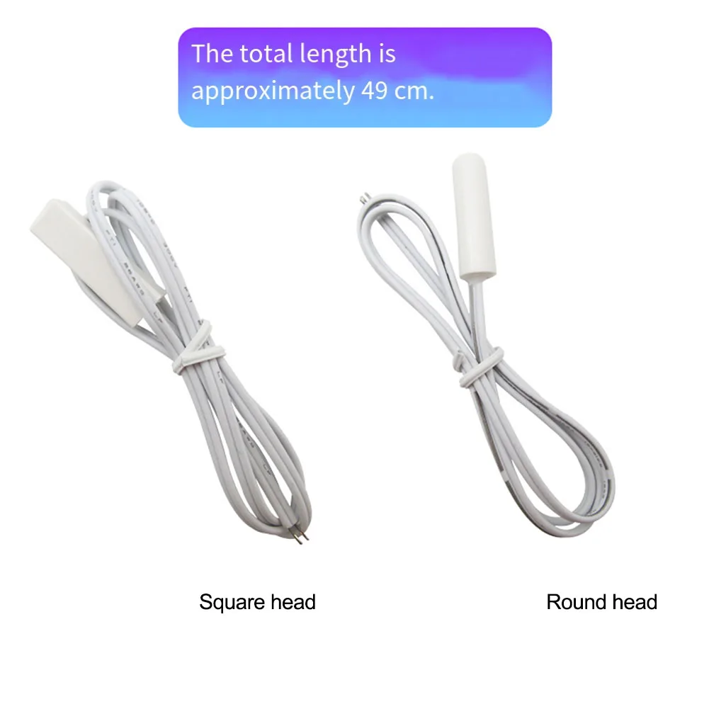 

Compatible Refrigerator Sensor 2K Temperature Detector Head Refrigerator Temperature Sensor Probe For-Freezer Fridge Ice Box Kit