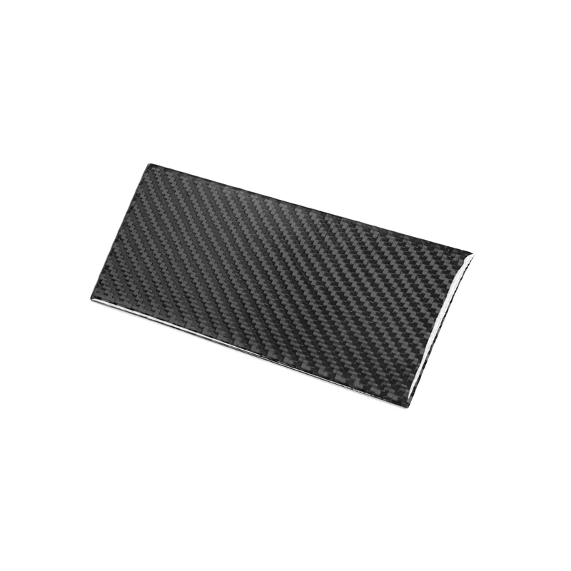 Car Steering Wheel Real Soft Carbon Fiber Trim Cover Sticker Decoration Accessories For Infiniti Q50 2014-2020